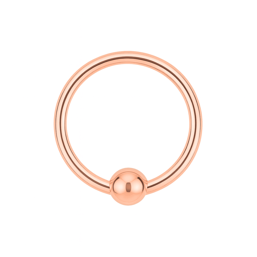925 Sterling Silver 18G (1.0mm) BCR Nose Ring
