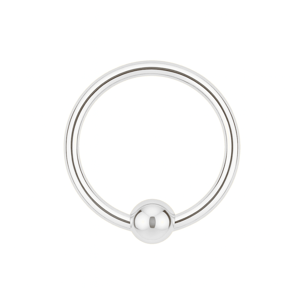 925 Sterling Silver 18G (1.0mm) BCR Nose Ring