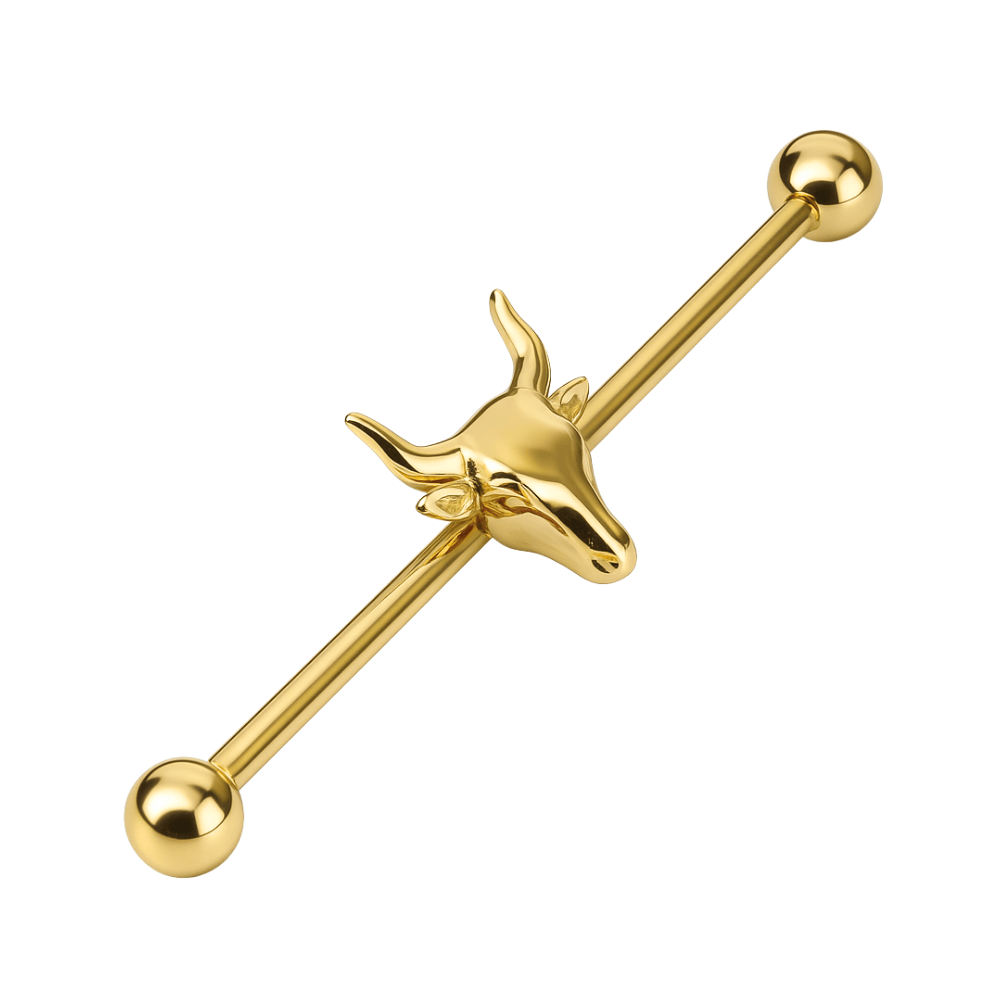 316L Surgical Steel Wing-End Industrial Barbell