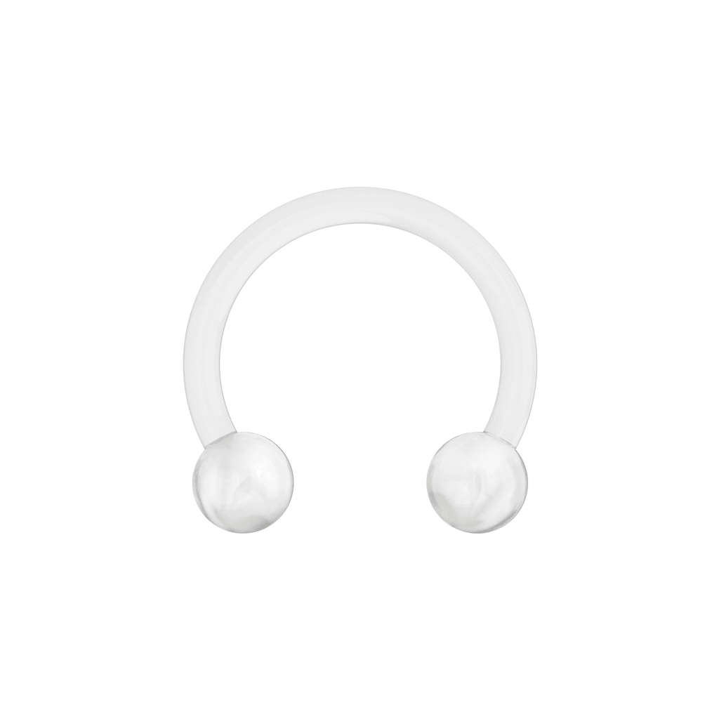 UV Circular Barbell With Marbled UV Balls (Pack of 10)