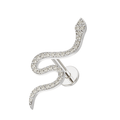 316L Surgical Steel Swirling Snake Flatback Stud