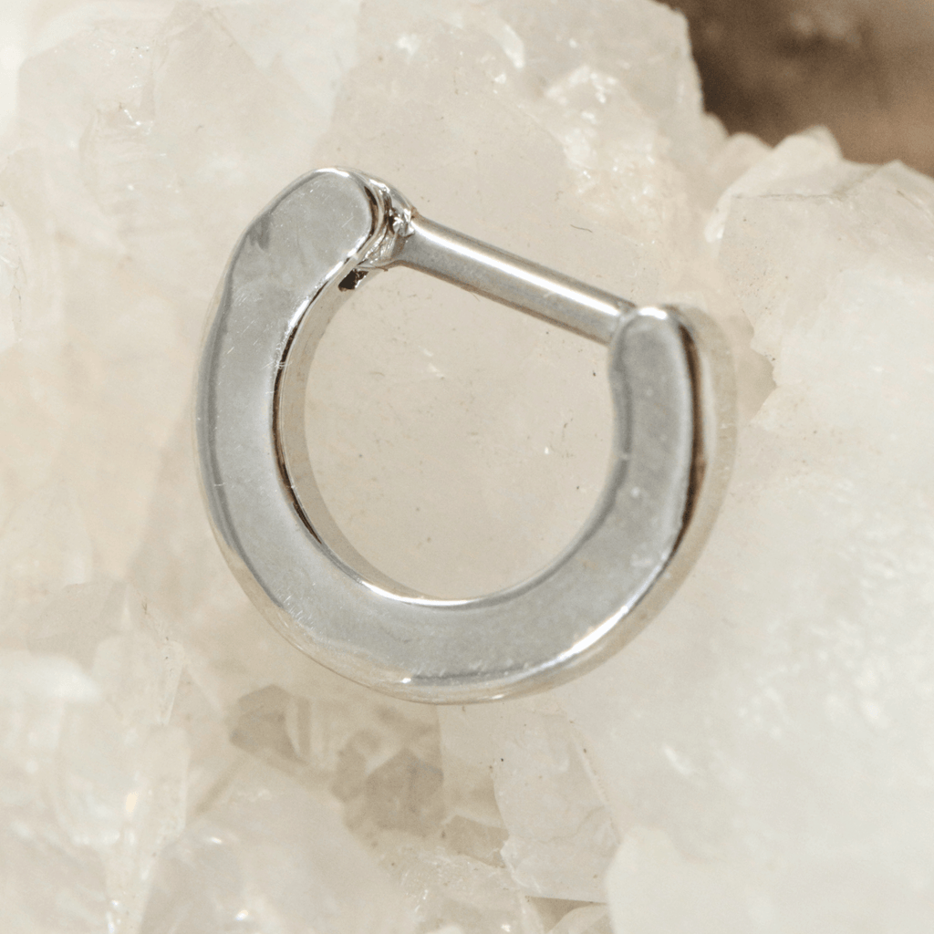 316L Surgical Steel Plain Septum Piercing Clicker