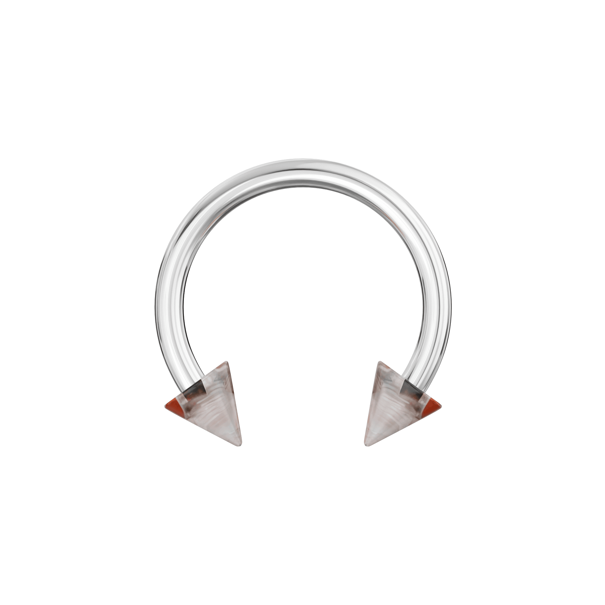 316L Surgical Steel Circular Barbell With Marble UV Cones (Pack of 10)