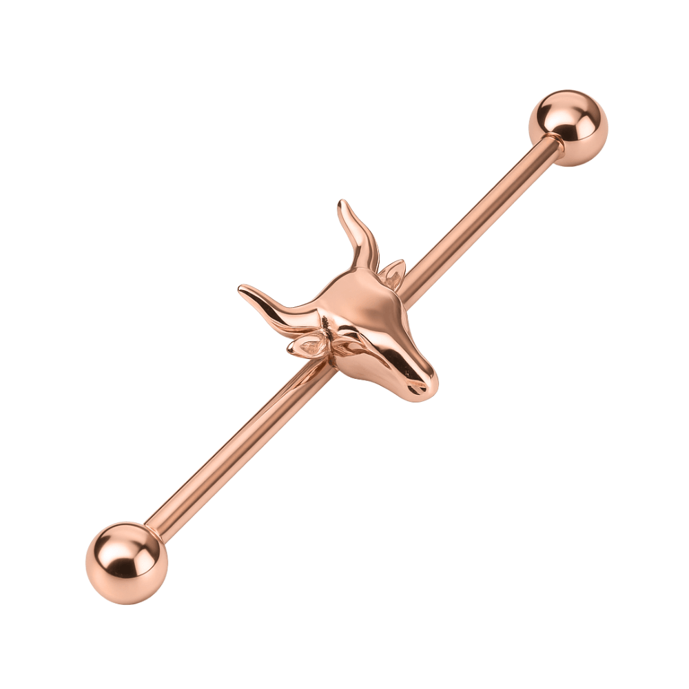 316L Surgical Steel Wing-End Industrial Barbell