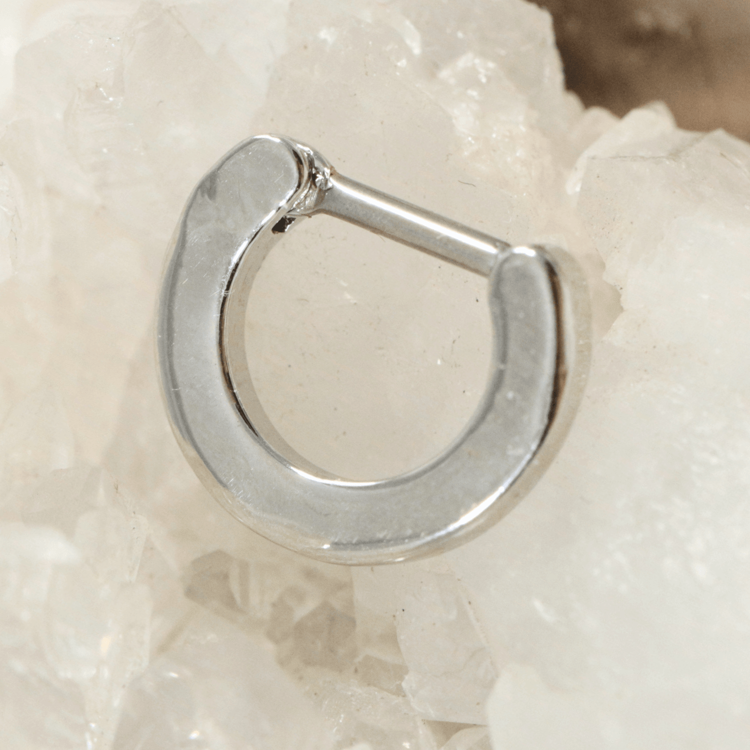 316L Surgical Steel Plain Septum Clicker Ring