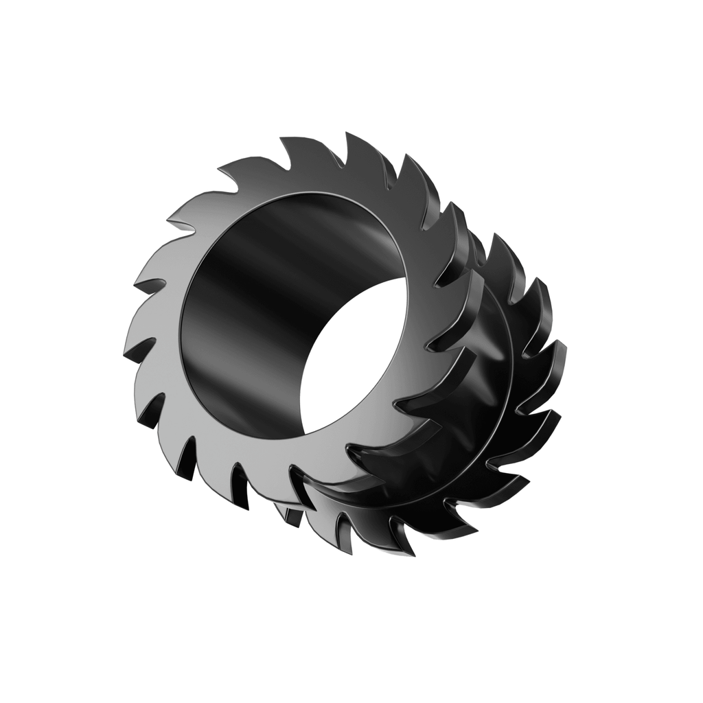 316L Surgical Steel Anodised Saw Blade Screw Fit Flesh Tunnel