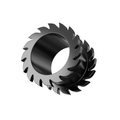 316L Surgical Steel Anodised Saw Blade Screw Fit Flesh Tunnel