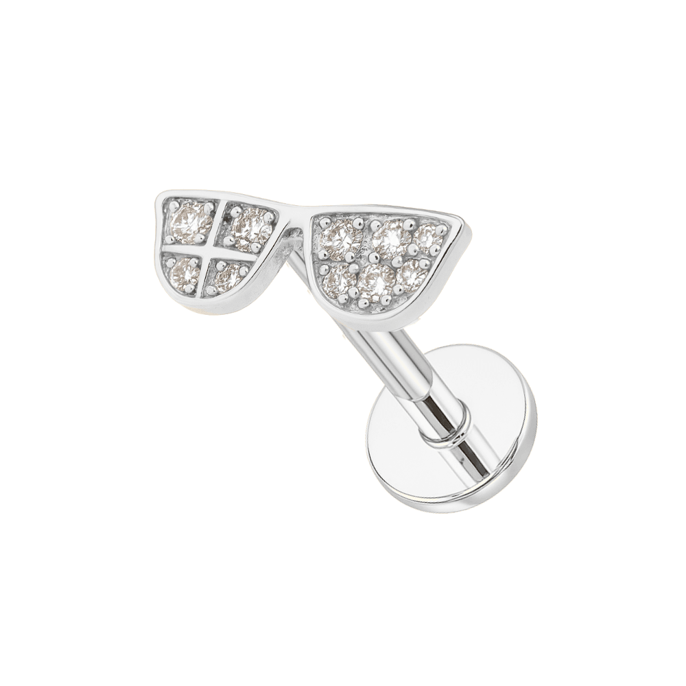 316L Surgical Steel CZ Jewelled Sunnies Cartilage Ear Stud