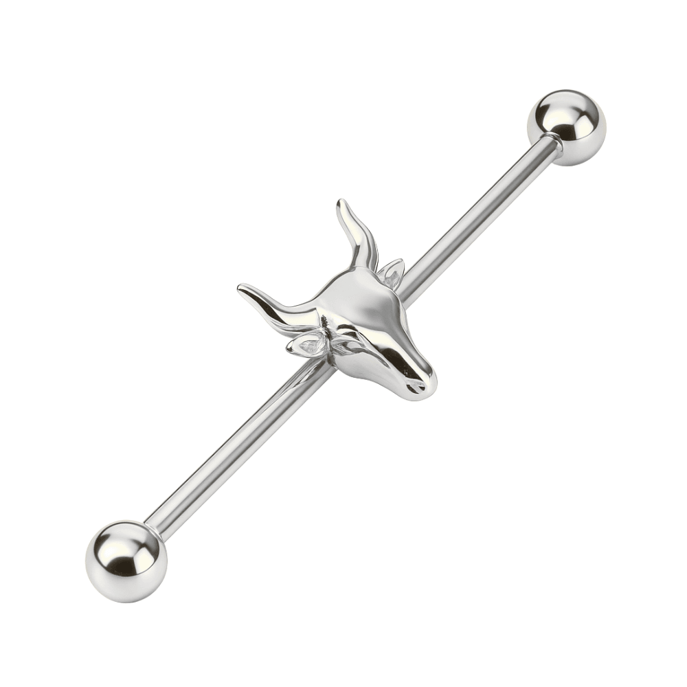 316L Surgical Steel Wing-End Industrial Barbell