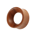 Organic Teak Wood Double Flared Ear Tunnel