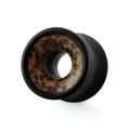 Organic Palm and Iron Wood Double Flared Ear Tunnel