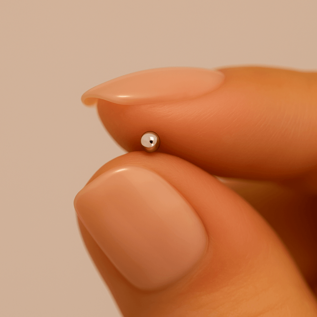 14K Gold Top Ball Nose Screw Stud