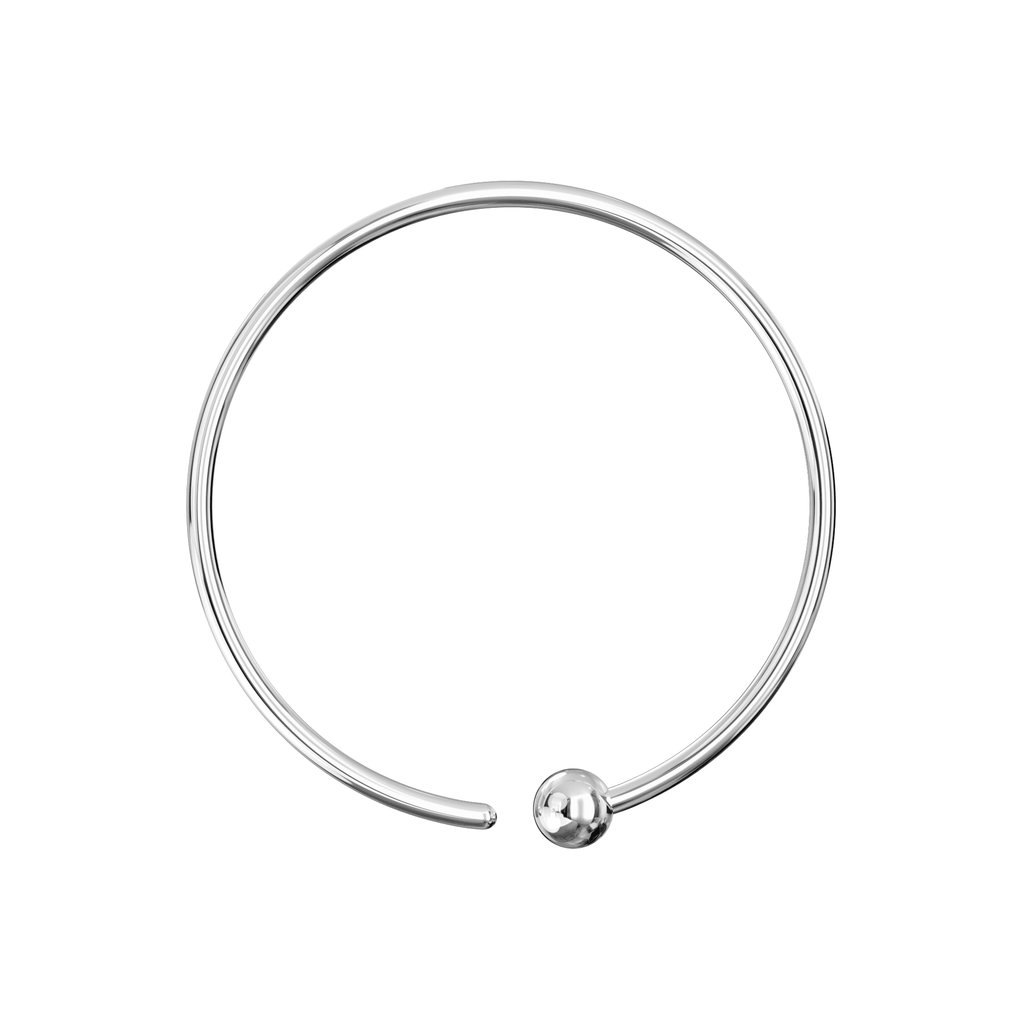 925 Sterling Silver Open Hoop BCR Nose and Ear Tragus Ring