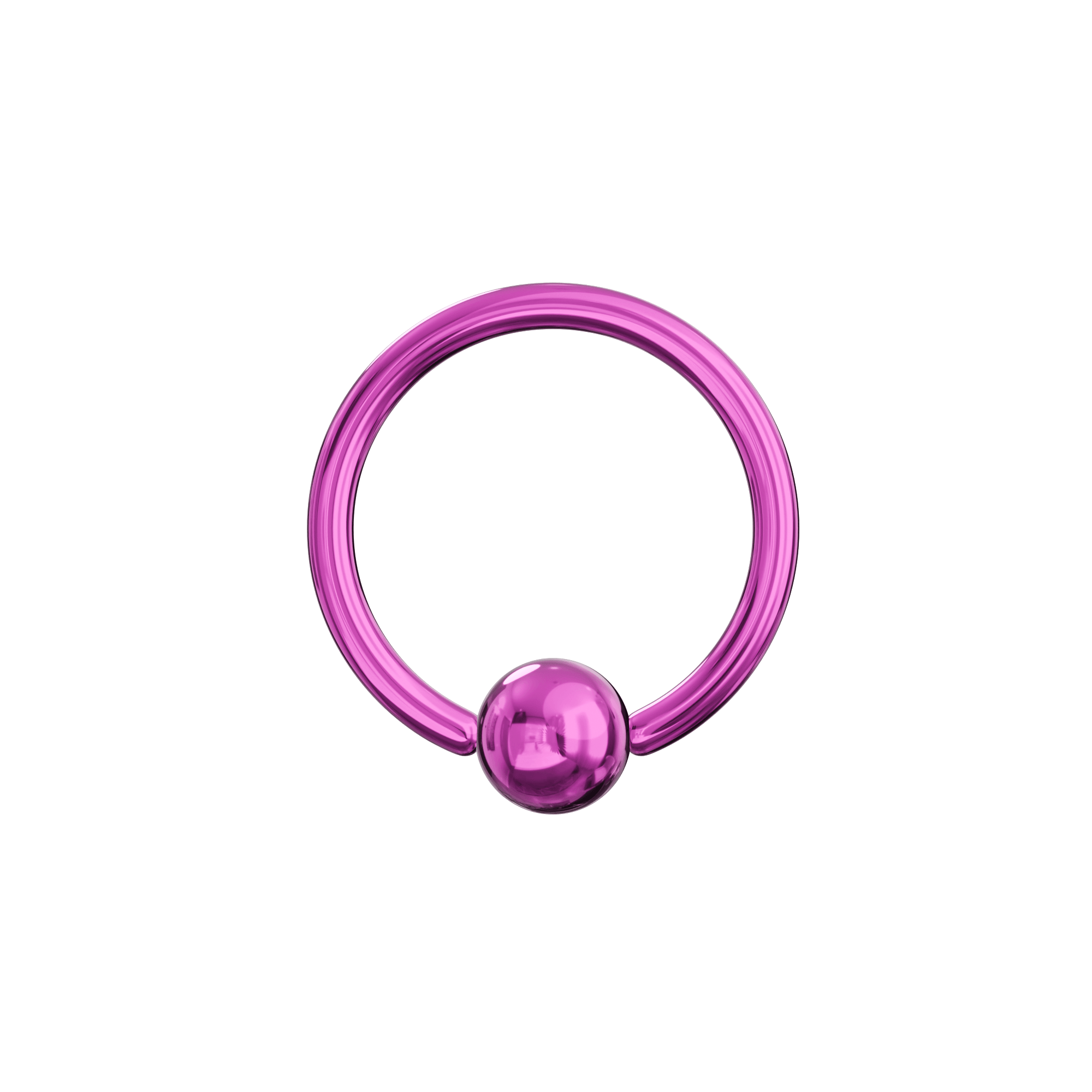 316L Surgical Steel Anodised BCR ring