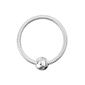 925 Sterling Silver Twisted Design BCR Nose Hoop Ring