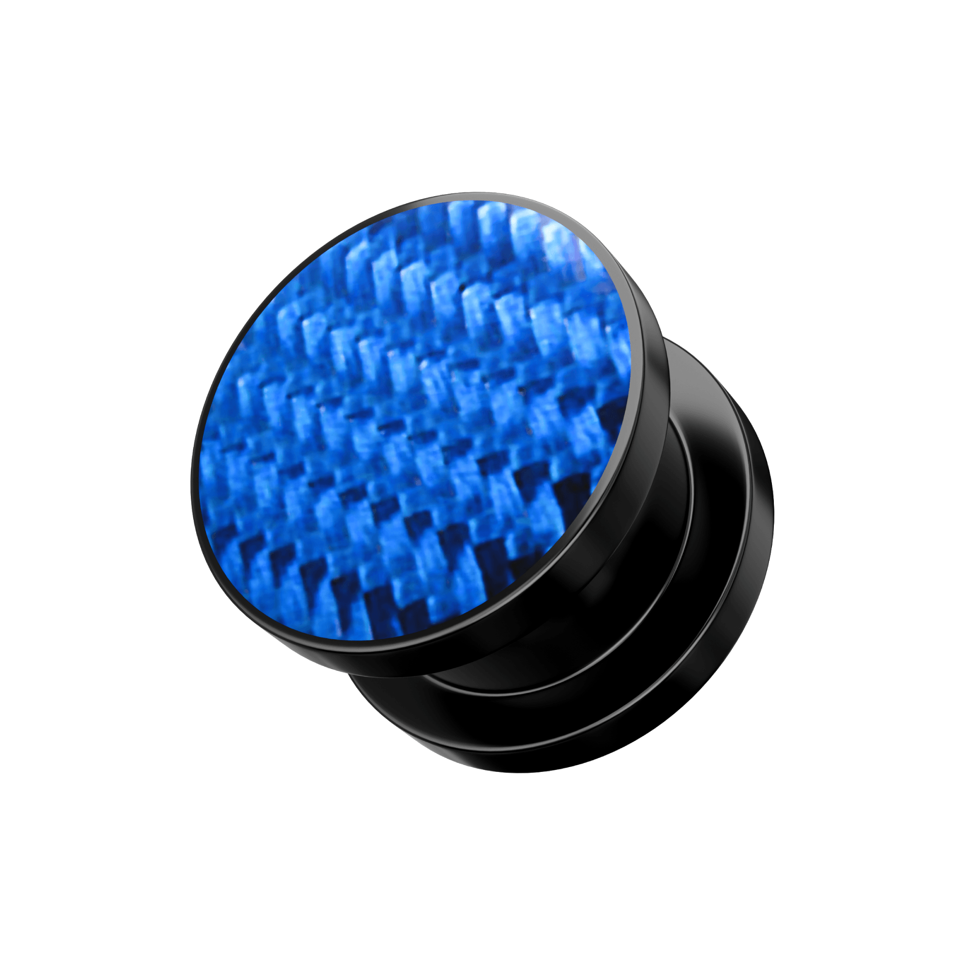 Screw Fit Ear Flesh Tunnel With Checker Logo