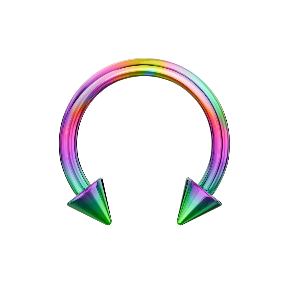 G23 Titanium Cone-End Circular Barbell