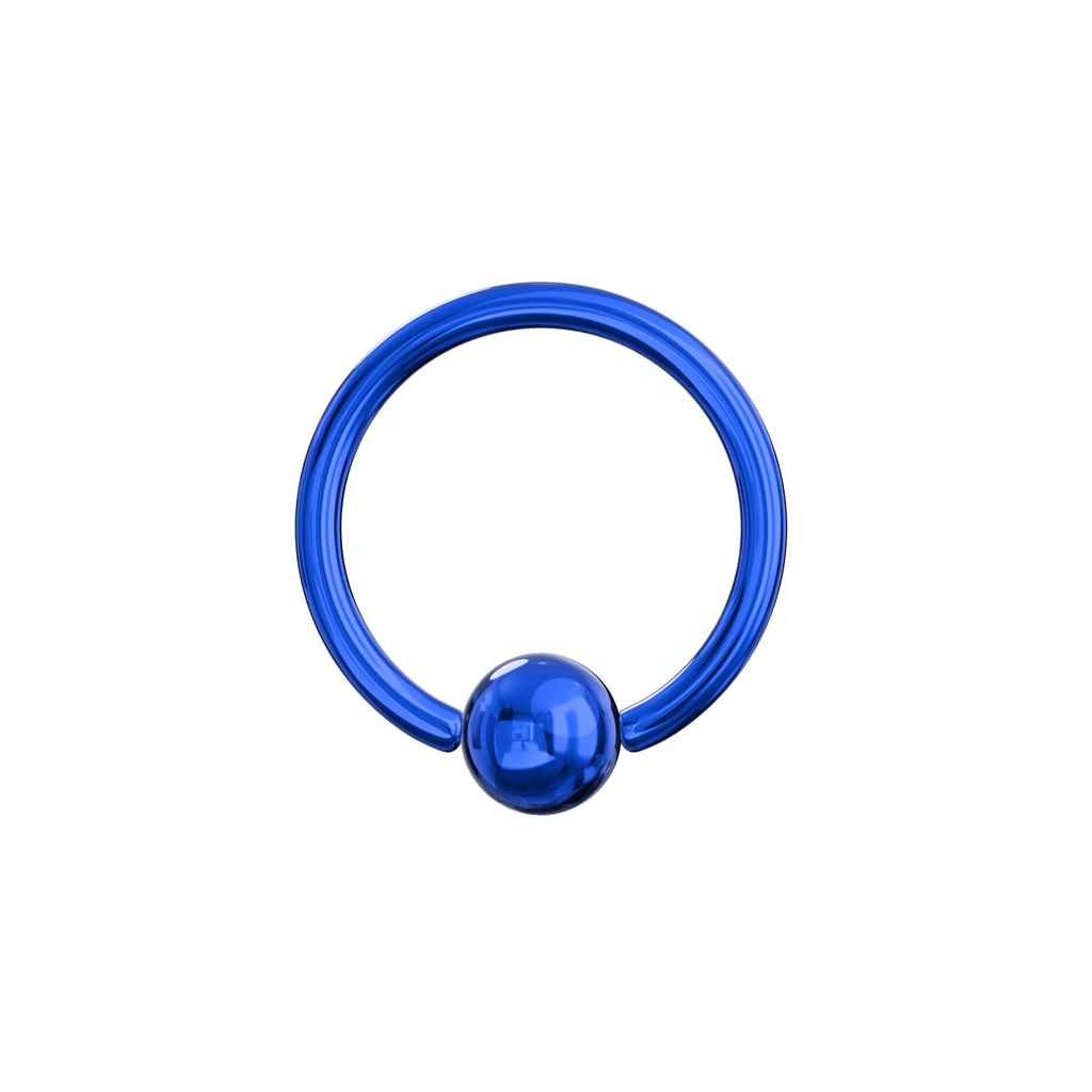 316L Surgical Steel Anodised BCR Ring