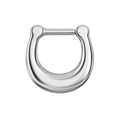 316L Surgical Steel Plain Style Septum Clicker Ring