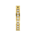 316L Surgical Steel Classic Jewelled Curved Clicker Belly Ring