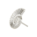 G23 Titanium Nautilus Shell Threadless Labret Accessory Top
