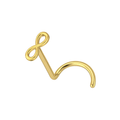 9K Gold Infinity Nose Screw