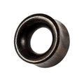 Double Flared Organic Dark Iron Wood Ear Tunnel