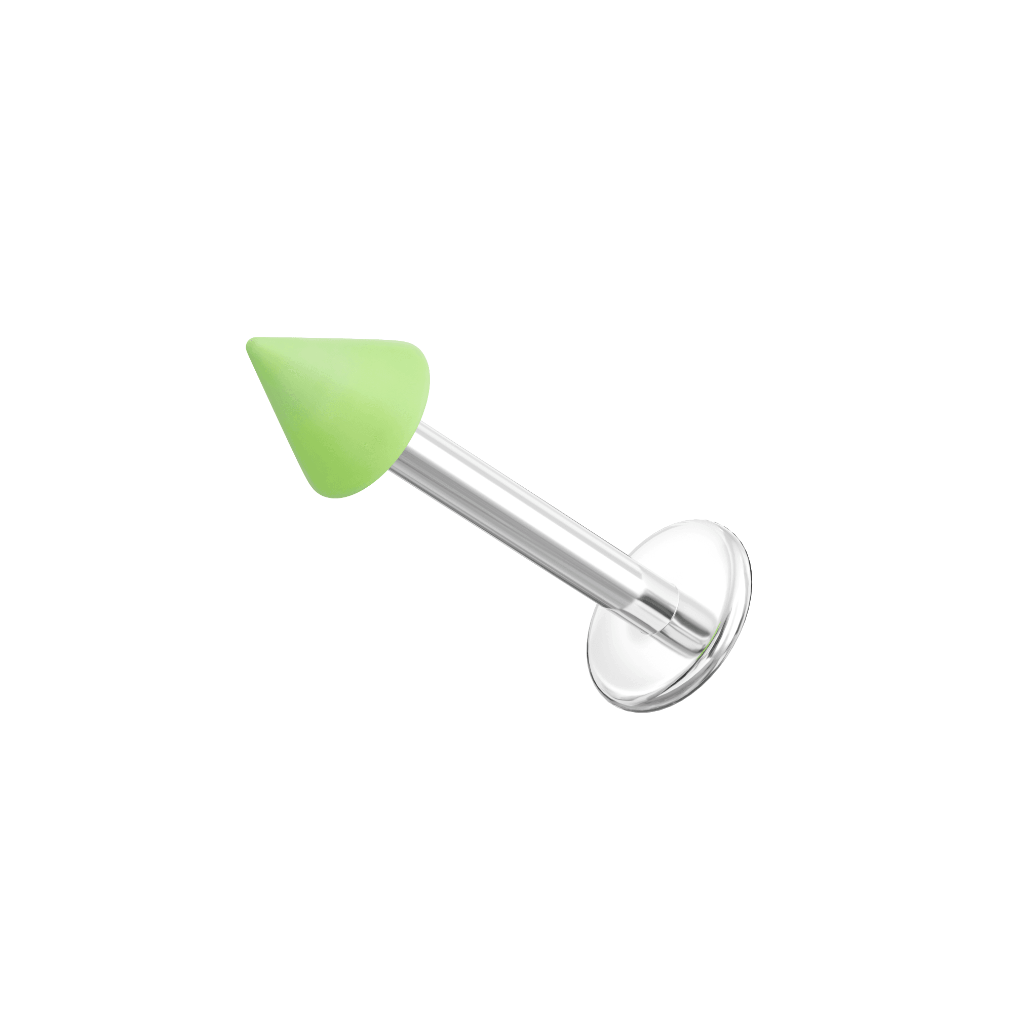 316L Surgical Steel Labret with Pastel Traditional UV Cone (Pack of 10)