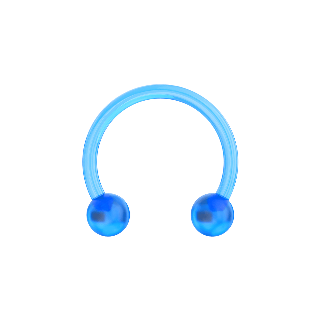 UV Circular Barbell With Basic UV Balls (Pack of 10)