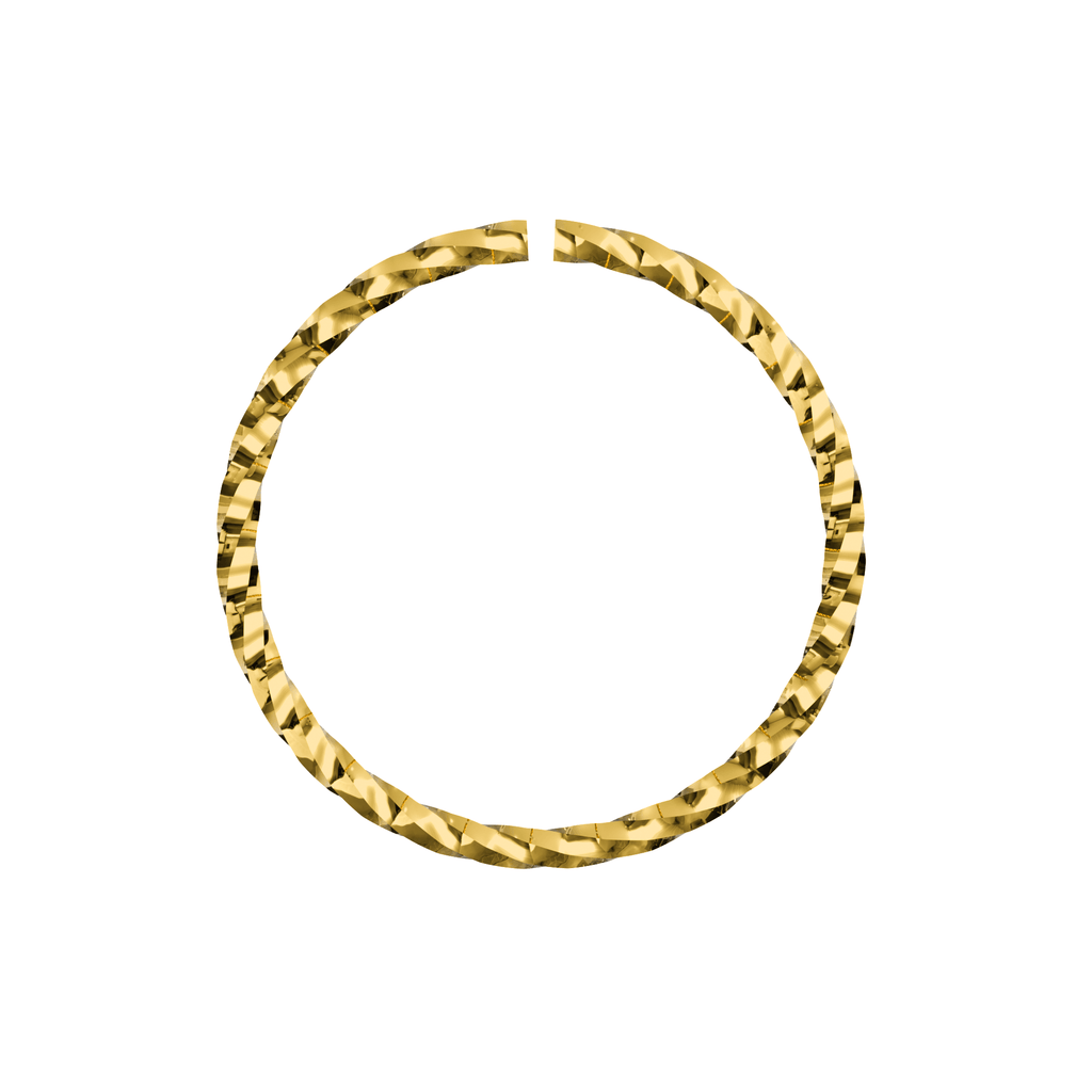 925 Sterling Silver Laser Cut Nose Ring