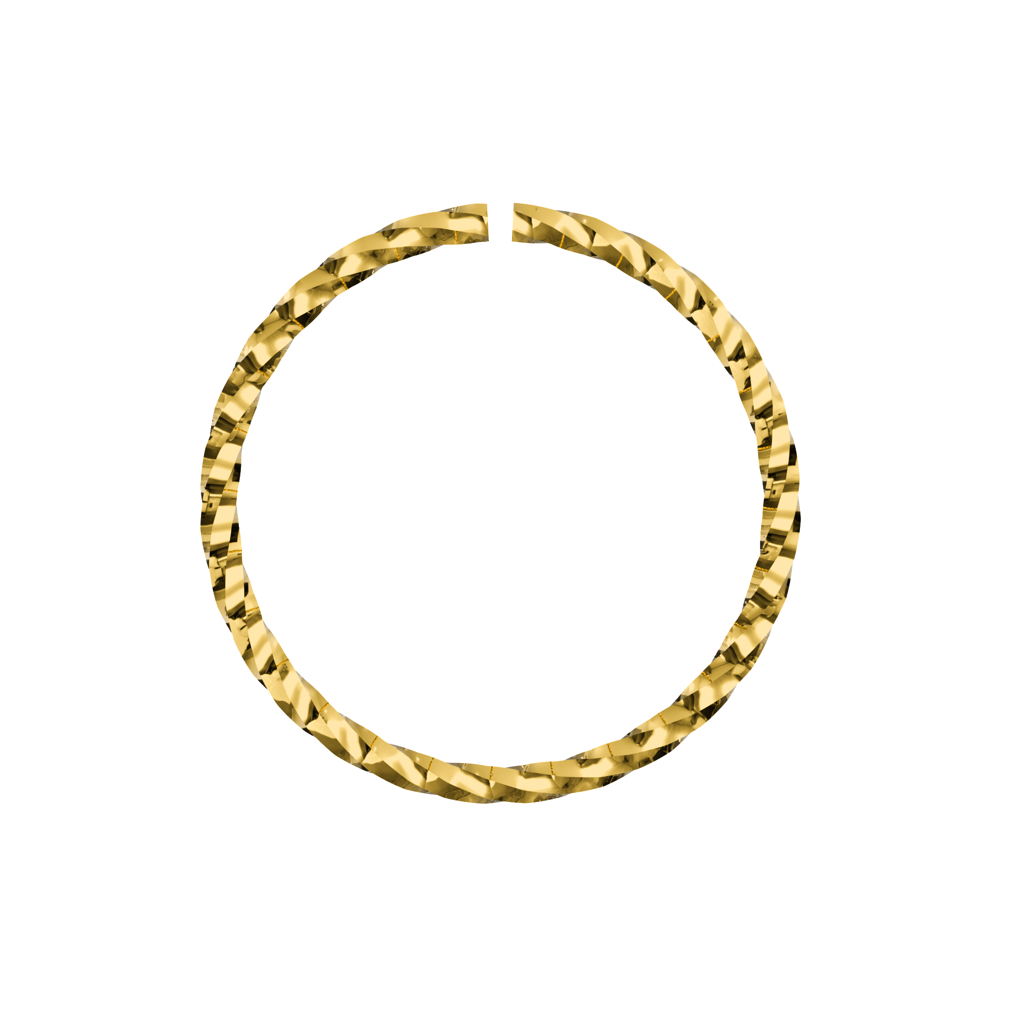 925 Sterling Silver Laser Cut Nose Ring