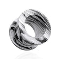 316L Surgical Steel Black Painted Screw Fit Flesh Tunnel