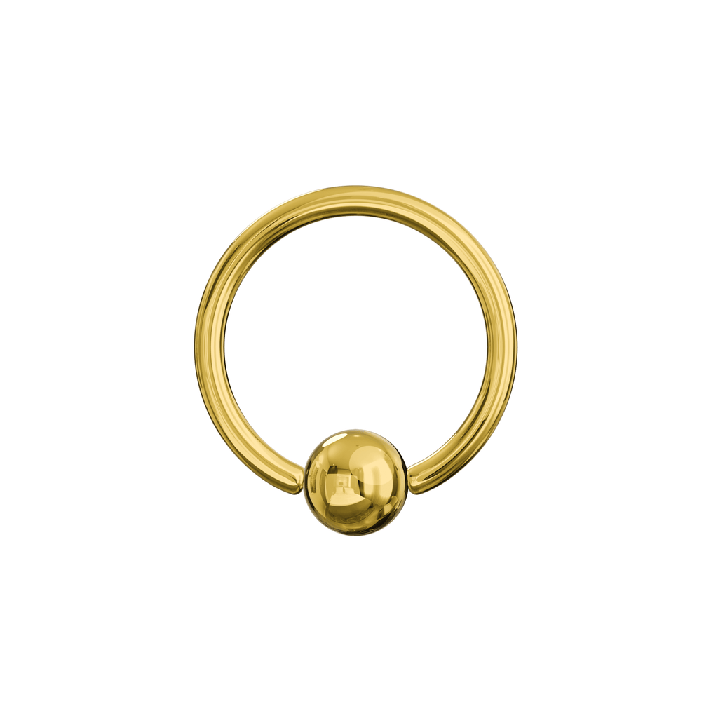 316L Surgical Steel Anodised BCR Ring