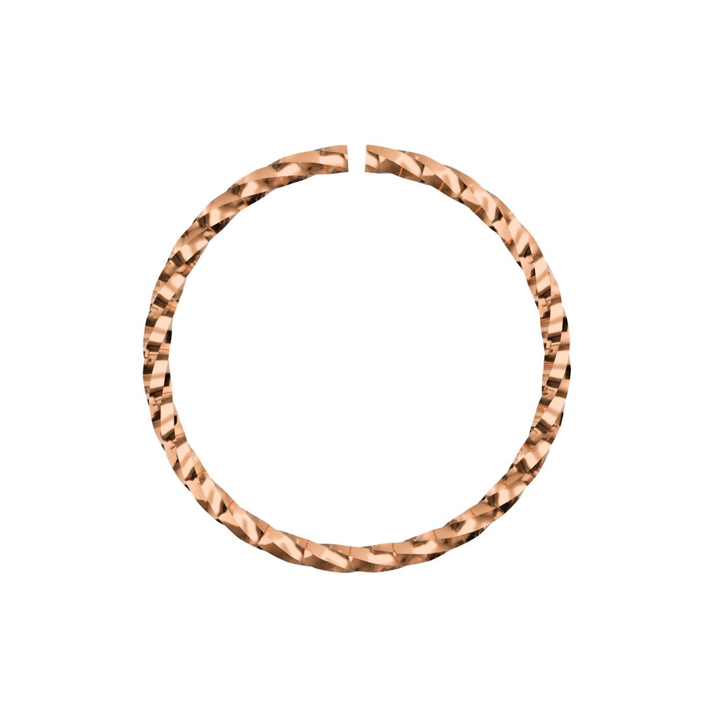 925 Sterling Silver Laser Cut Nose Ring