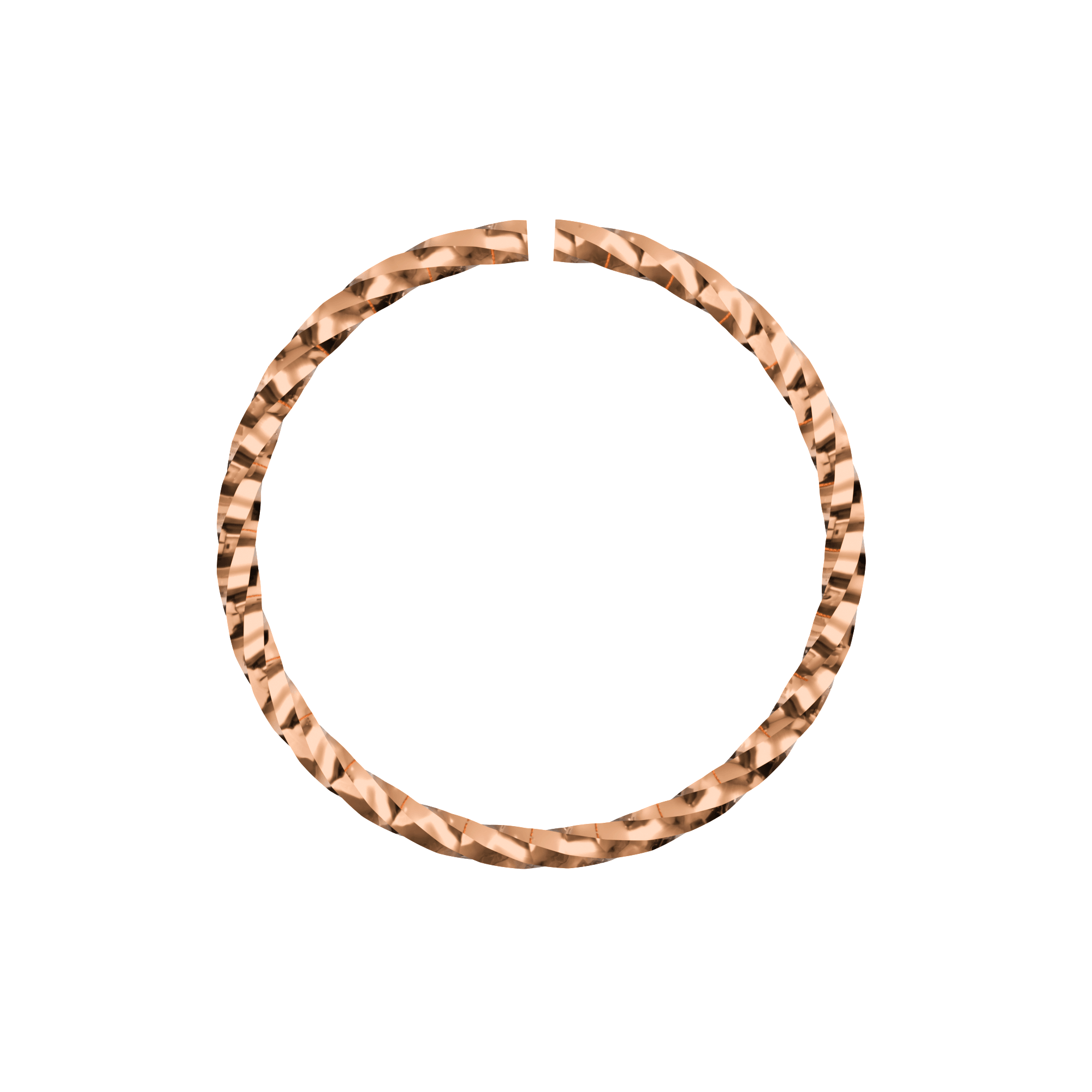 925 Sterling Silver Laser Cut Nose Ring