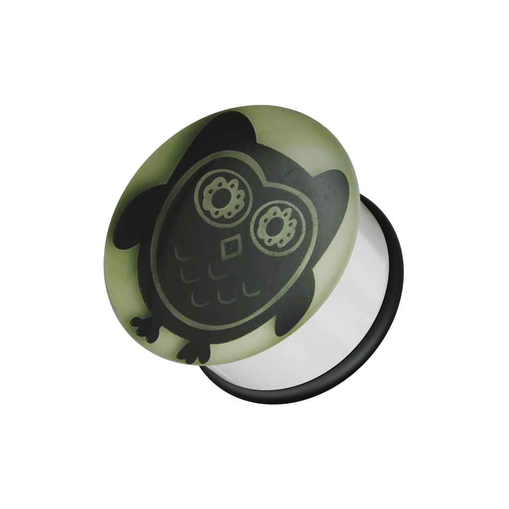 UV Halloween Glow In The Dark Ear Plug