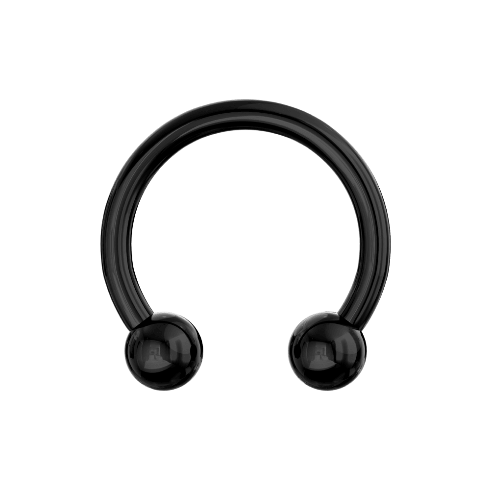 316L Surgical Steel Internally Threaded Horseshoe CBB With Ball