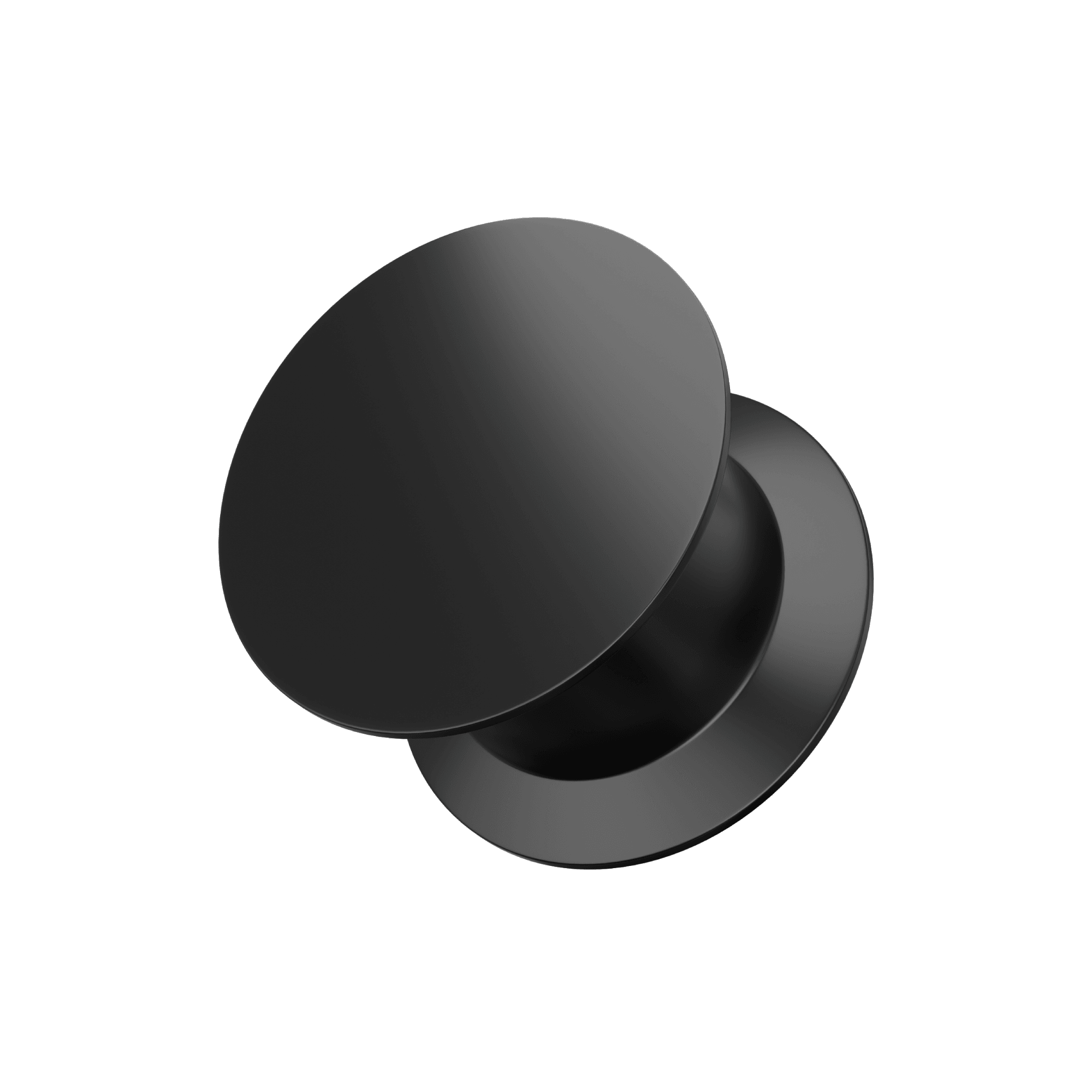 UV Black Screw Fit Flesh Tunnel