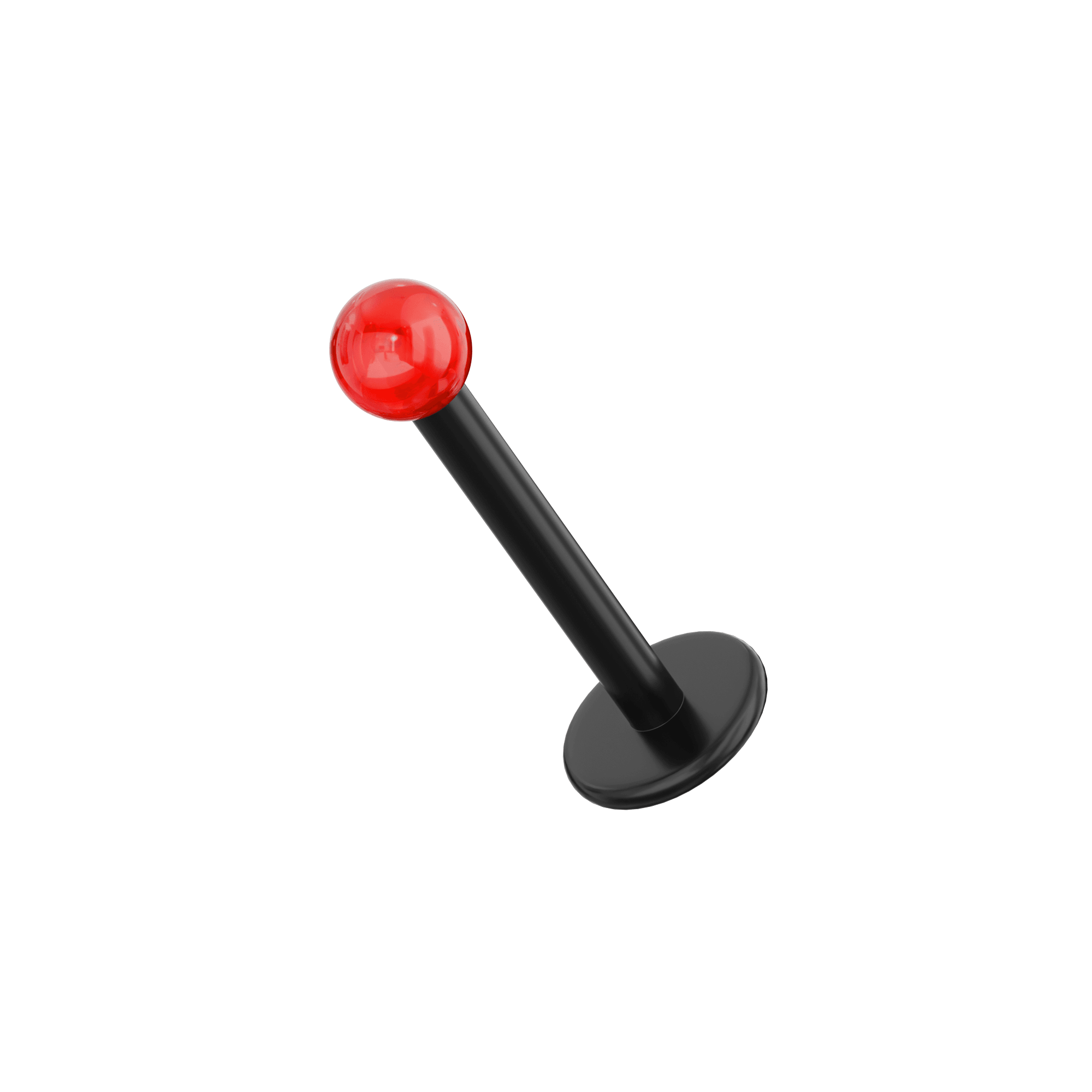 UV Black Labret with Basic UV Balls (Pack of 10)