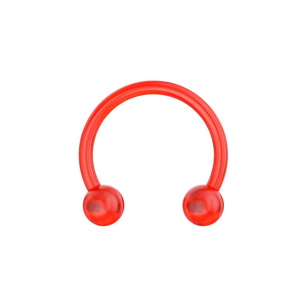 UV Circular Barbell With Basic UV Balls (Pack of 10)