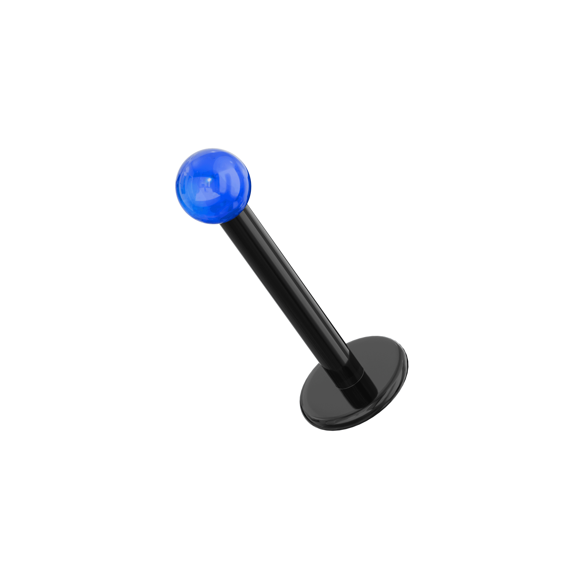 UV Black Labret with Basic UV Balls (Pack of 10)
