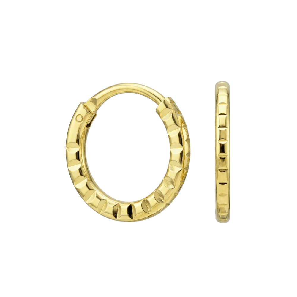 925 Sterling Silver Laser Cut Hoop Ring