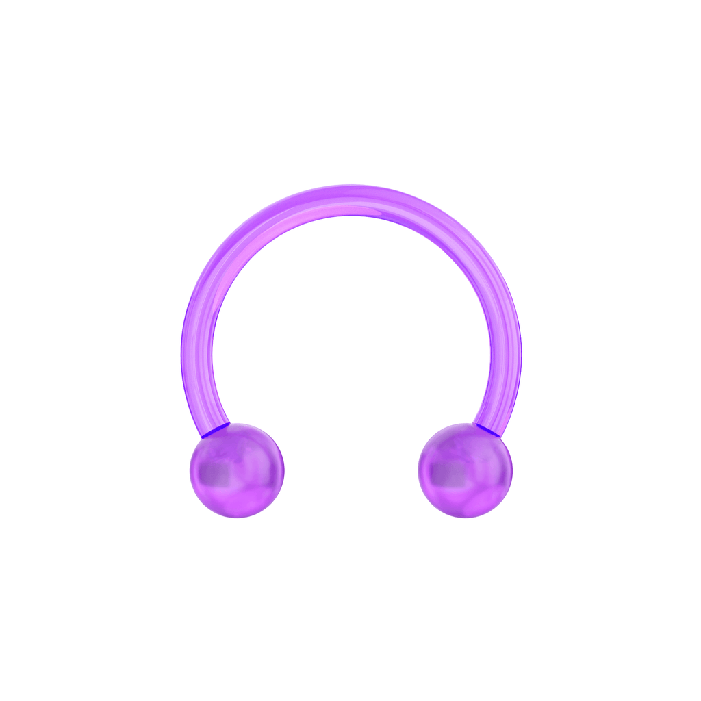 UV Circular Barbell With Basic UV Balls (Pack of 10)