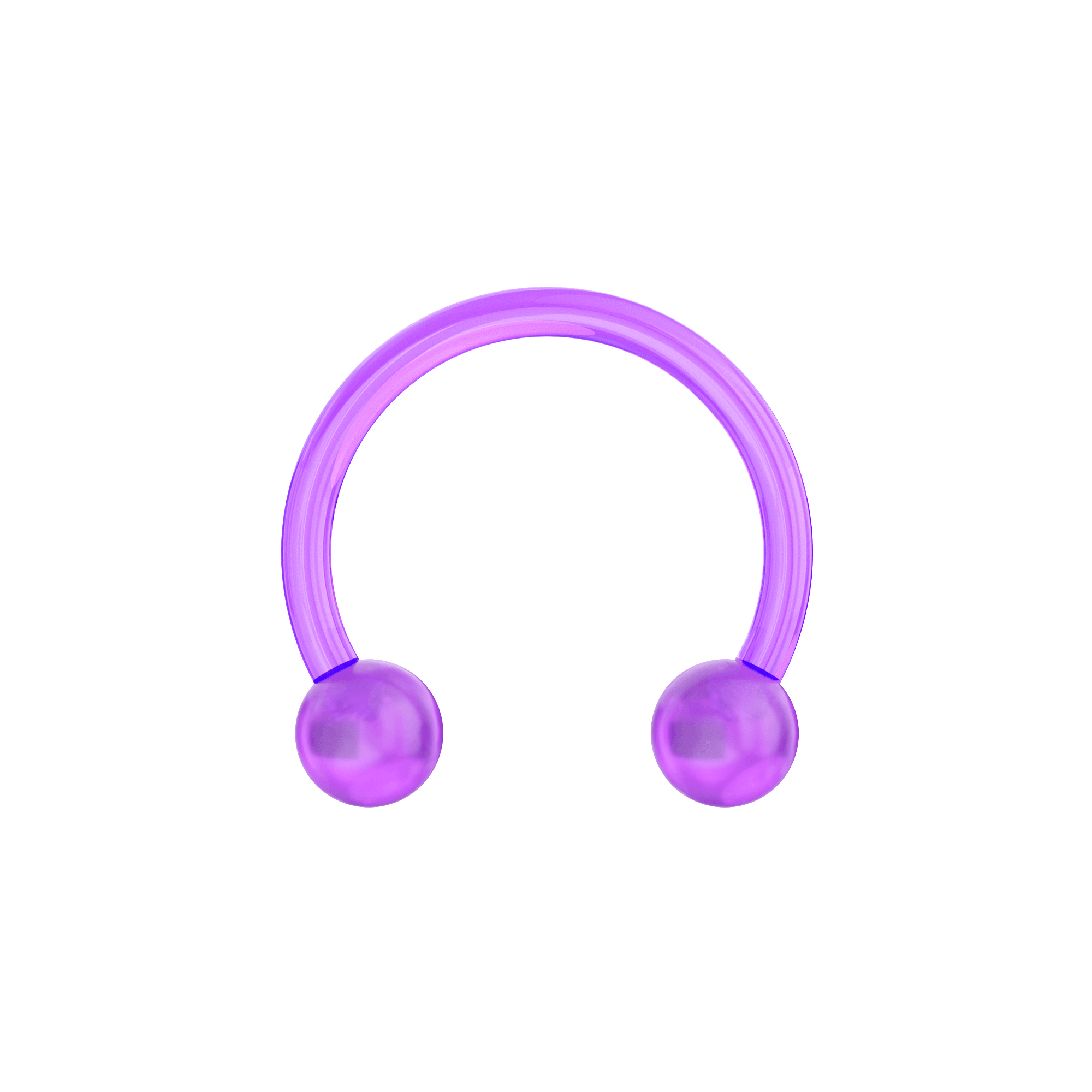 UV Circular Barbell With Basic UV Balls (Pack of 10)