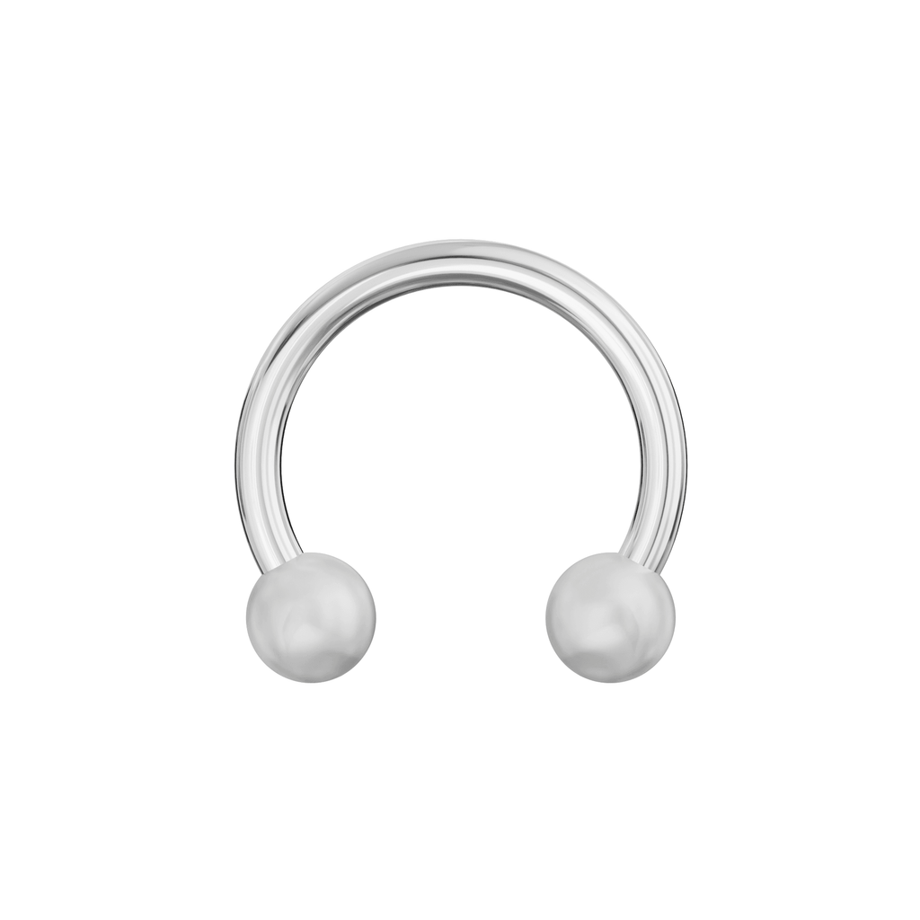 316L Surgical Steel Circular Barbell With Marble UV Balls (Pack of 10)