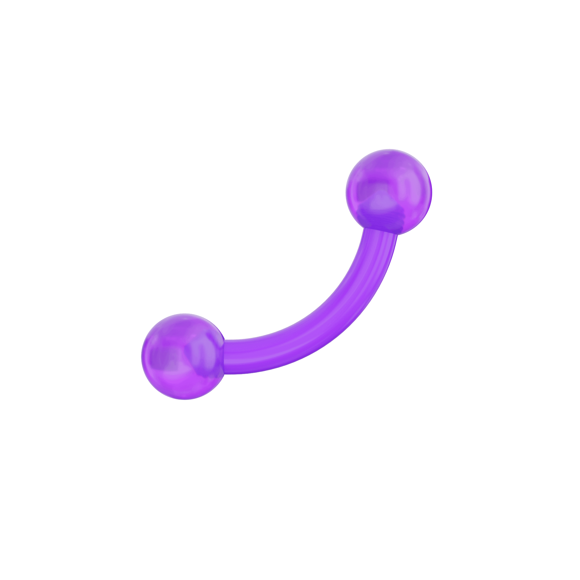 UV Curved Bar with Pastel UV Balls (Pack of 10)
