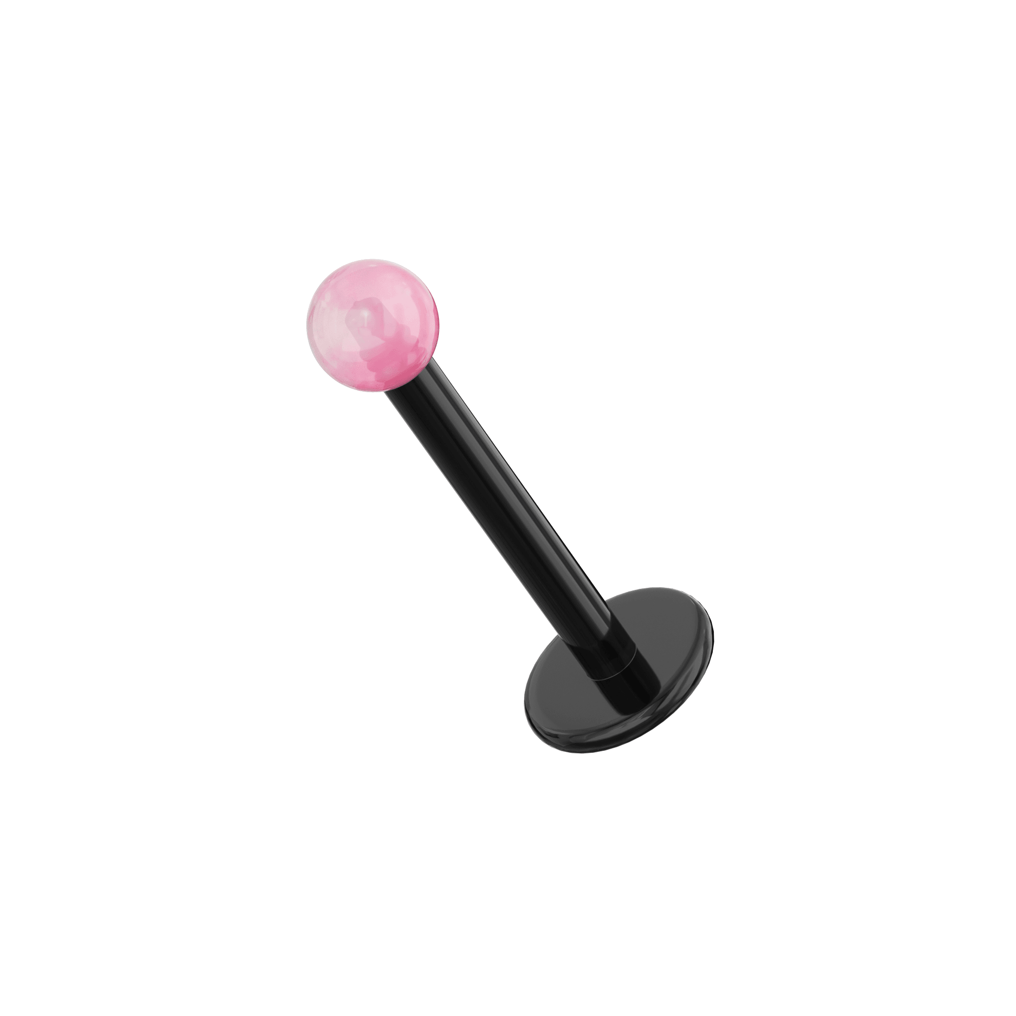 UV Black Labret with Basic UV Balls (Pack of 10)