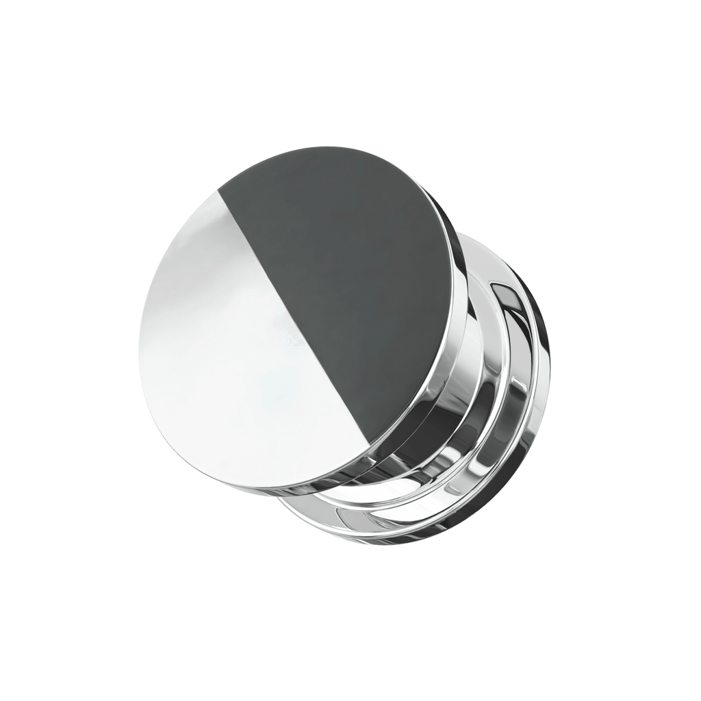316L Surgical Steel B&W Shell Flesh Tunnel