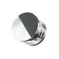 316L Surgical Steel B&W Shell Flesh Tunnel