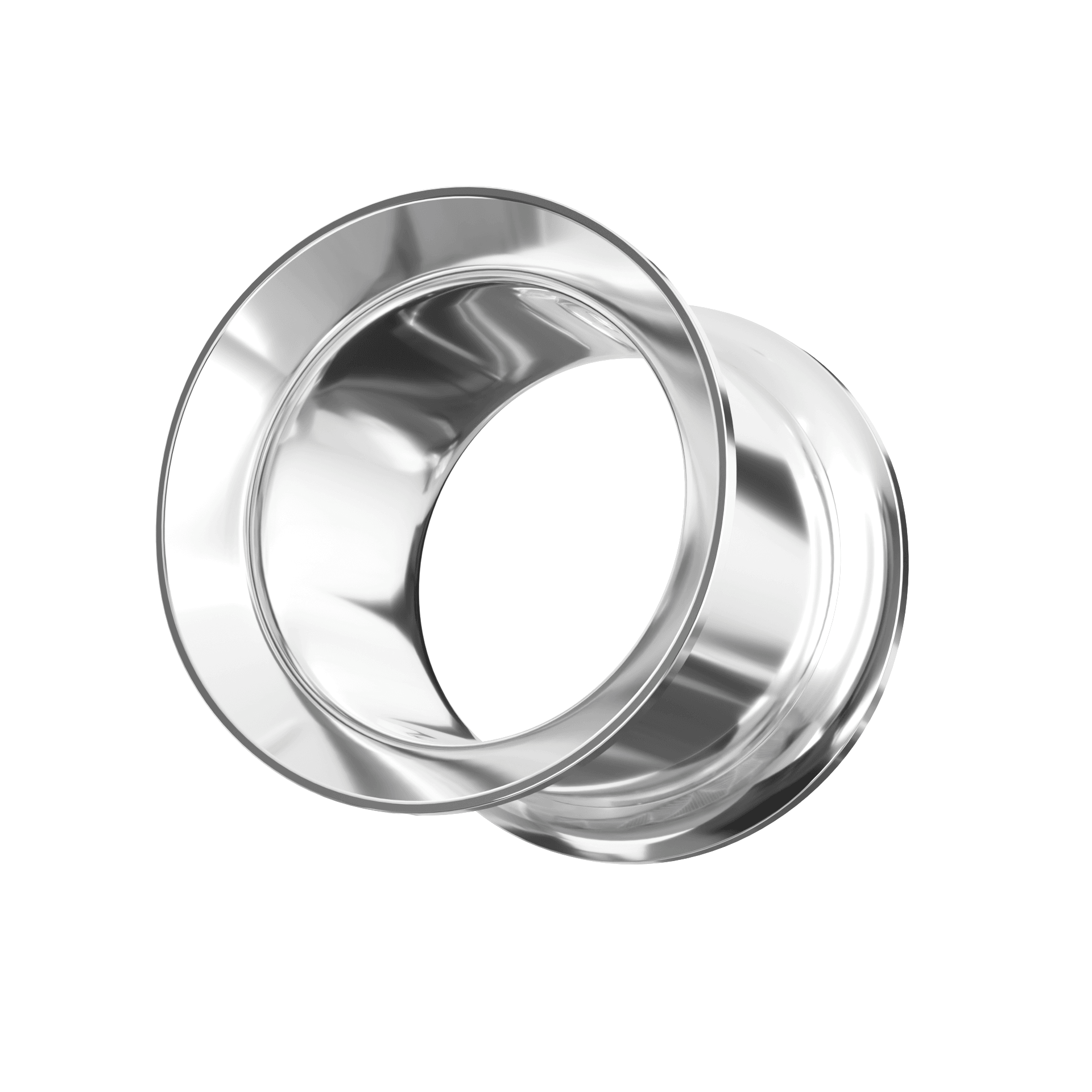 316L Surgical Steel Double Flared Ear Tunnel